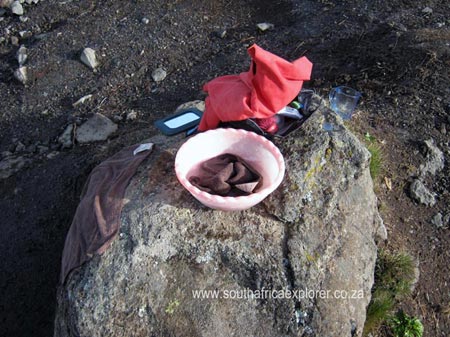 keeping clean on kilimanjaro